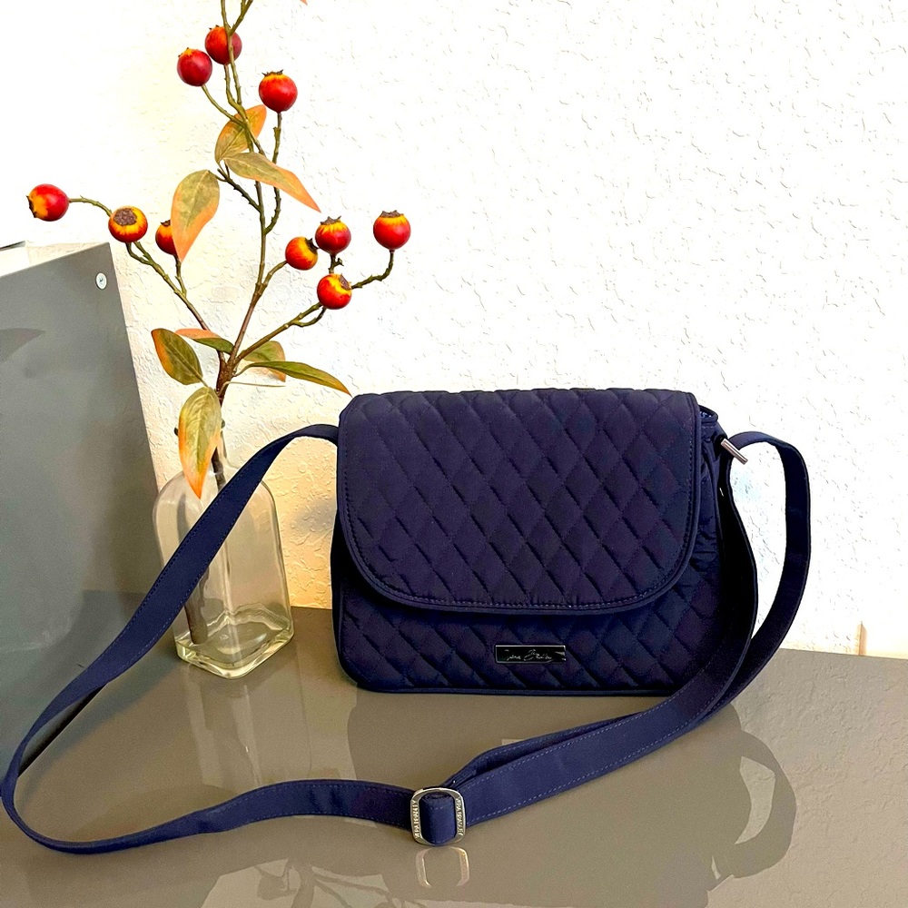 Vera Bradley Navy Medium Flap Crossbody